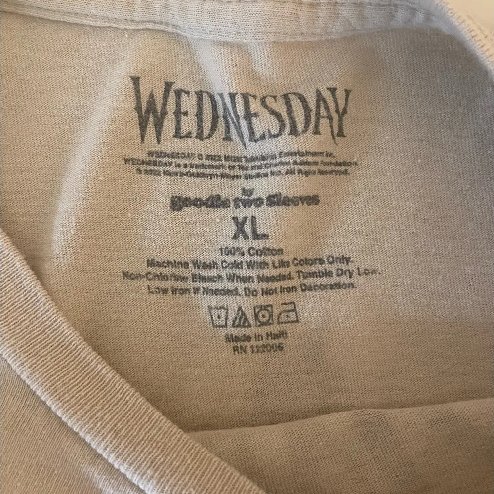 Goodies Two Sleeves Wednesday Adam’s Nevermore Academy Graphic T - Image 3