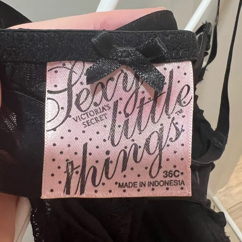 Black lace babydoll lingerie - Image 4