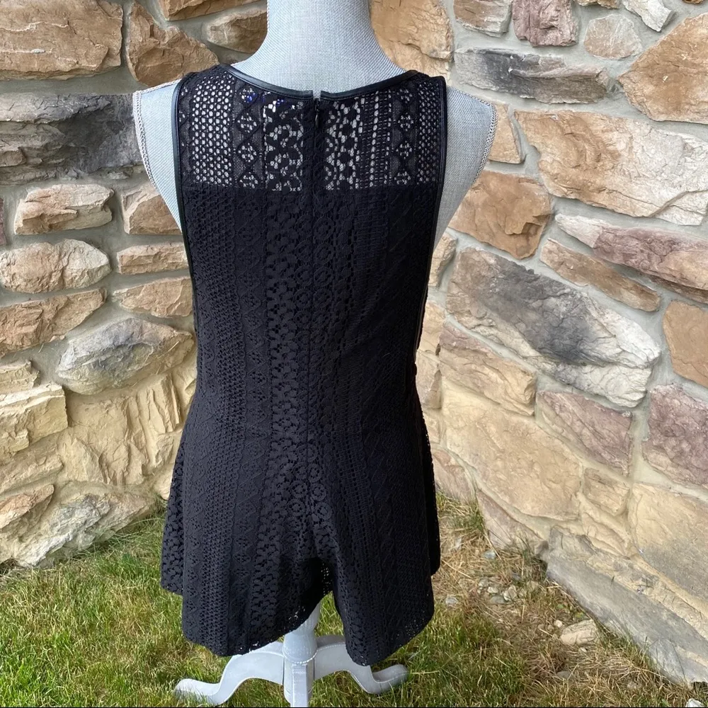 Rebecca Minkoff Marianne Black Lace Romper - Image 10