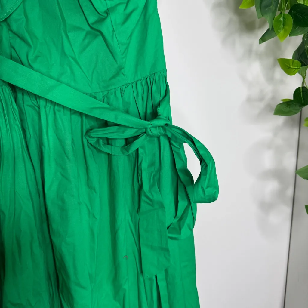 🆕 J. Crew Factory Petite One Shoulder Belted Midi Dress w/ Pockets size 2P NWT - Image 8