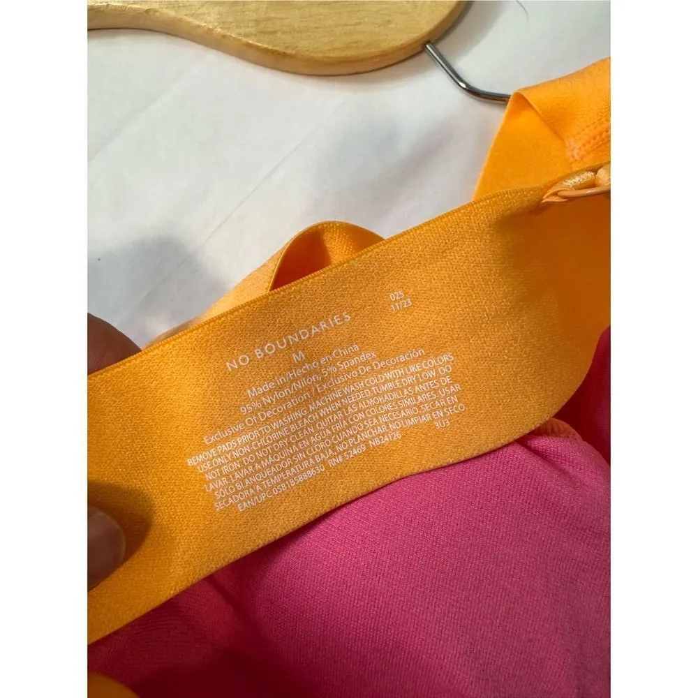 No boundaries pink orange bralette - Image 4