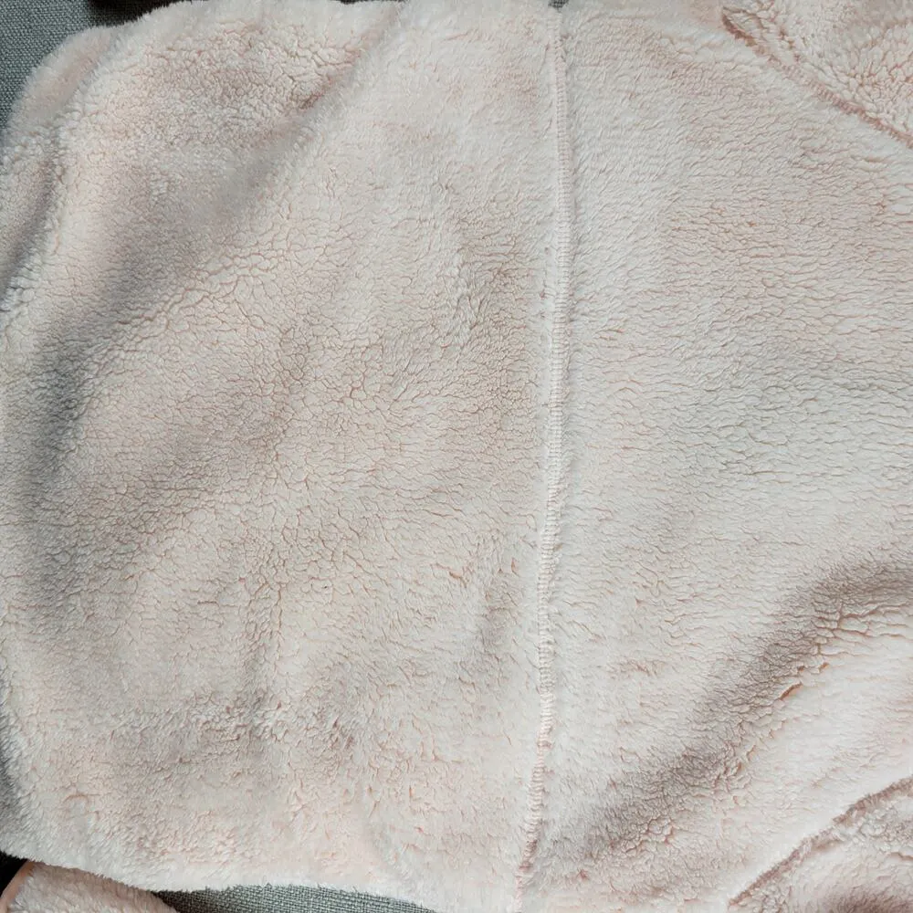 Sweaty Betty Womens Jacket 4 Tulle Pink Soft Touch Pennine Zip Through Fleece NW - Image 8