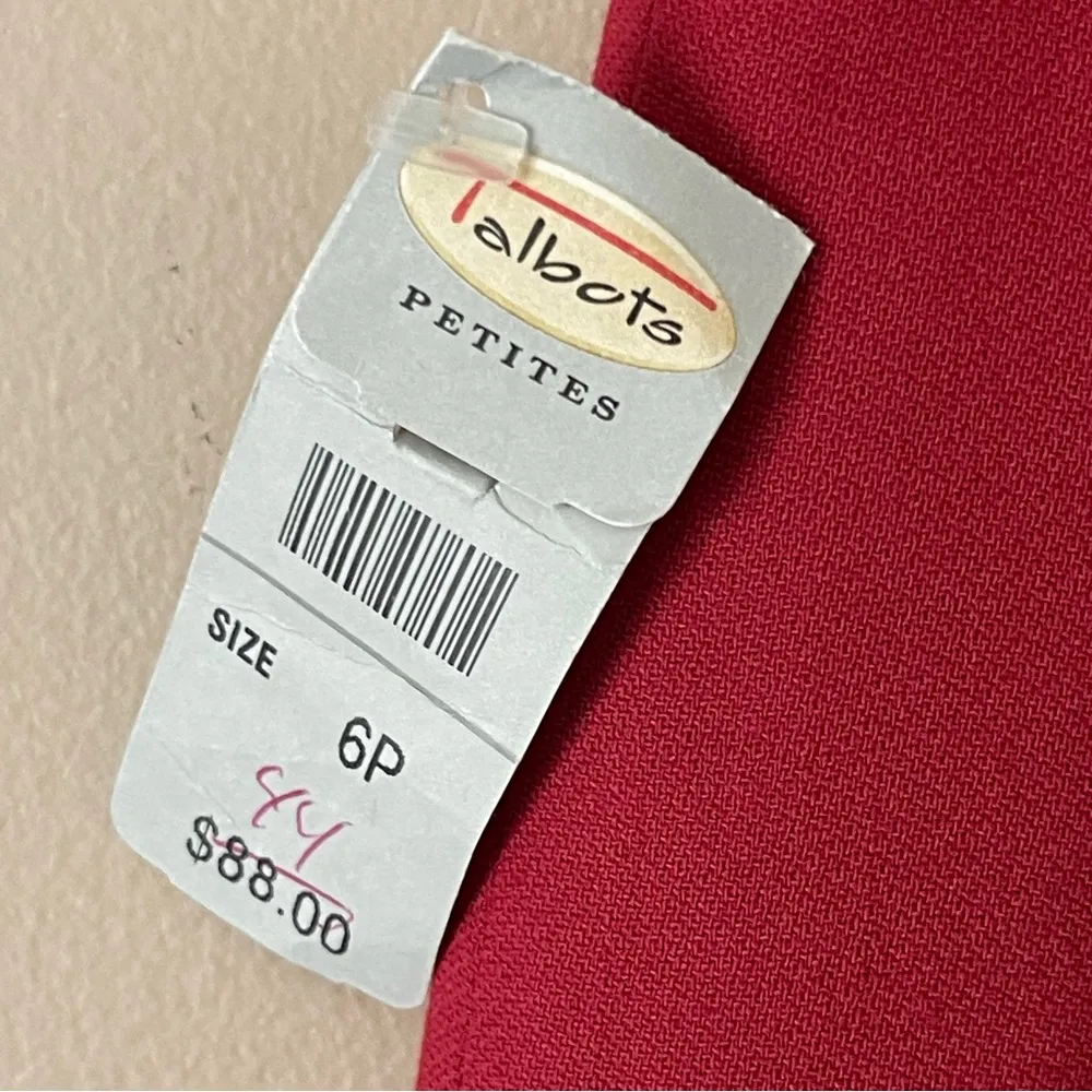 TALBOTS | Burgundy Wool Blend Pencil Skirt Sz 6P - Image 5