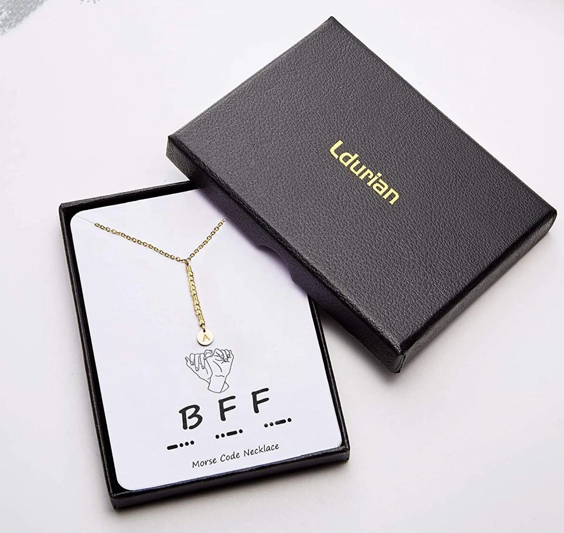 Initial Letter R Personalized Pendant 14k Gold Plated Dainty Gold Bar Necklace - Image 3