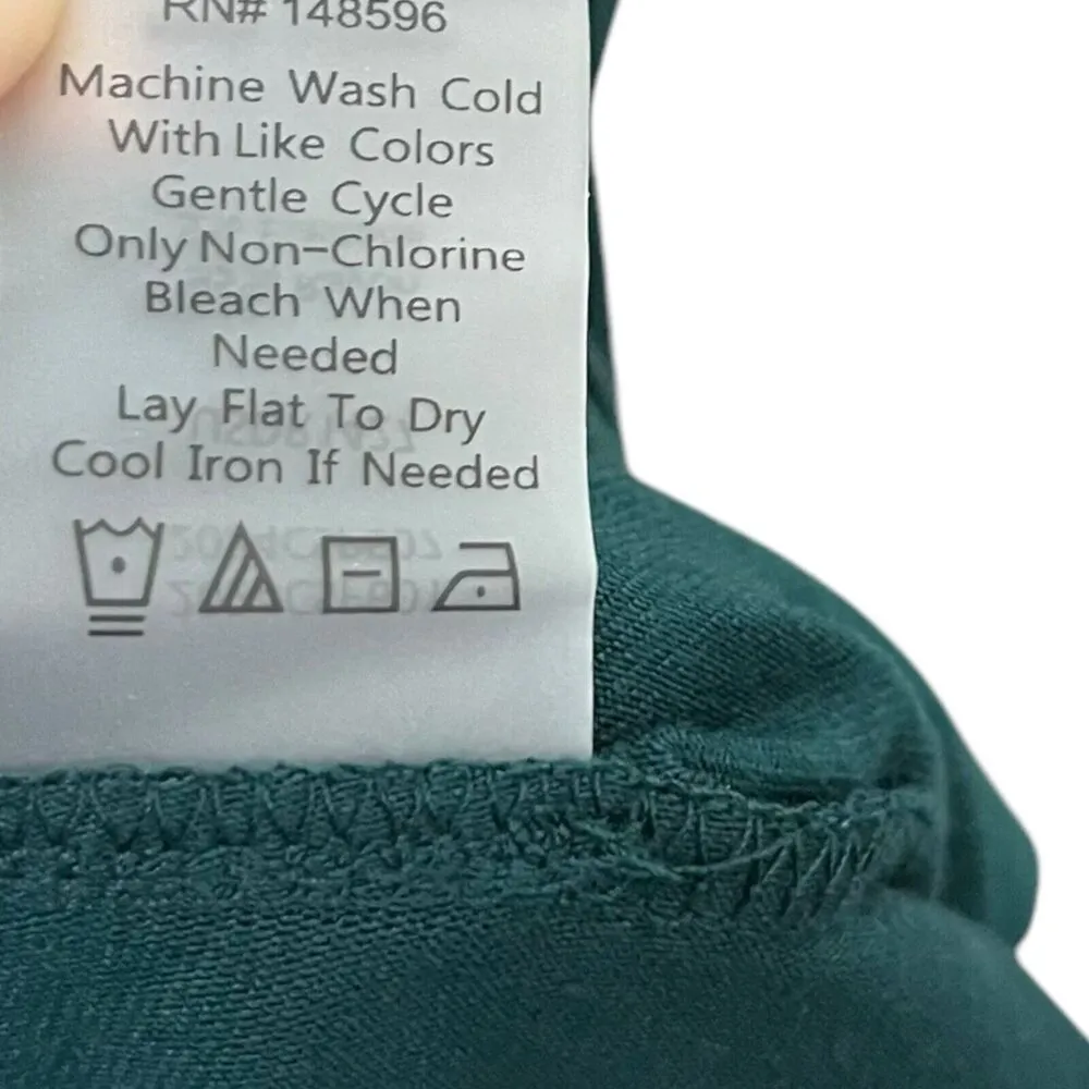 Universal Standard Devi Jersey Midi Dress Green Women’s Size 14-16 Shirt Style - Image 12