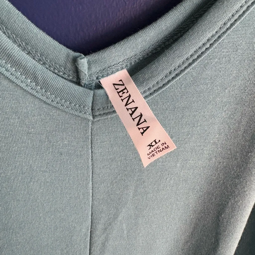 Zenana Outfitters Green Sleeveless V-Neck Sundress - Image 5