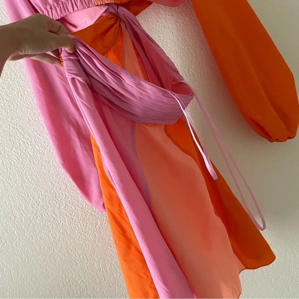 Staud Gulf A -Line Cutout Dress - Image 12