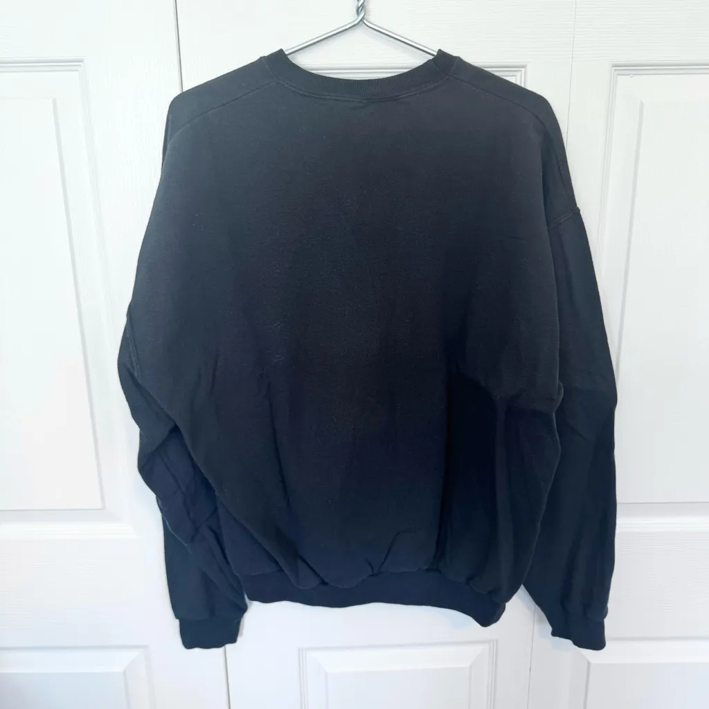 Black DAIRY QUEEN Classic Crewneck Sweatshirt MD/LG Size M - Image 4