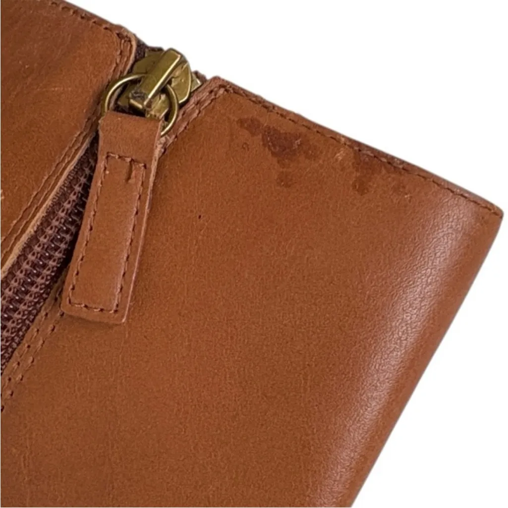 EUC J. Crew Leather Gwen Lace Up Lug Sole Mid-Calf Boots Brown Size 10 - Image 13