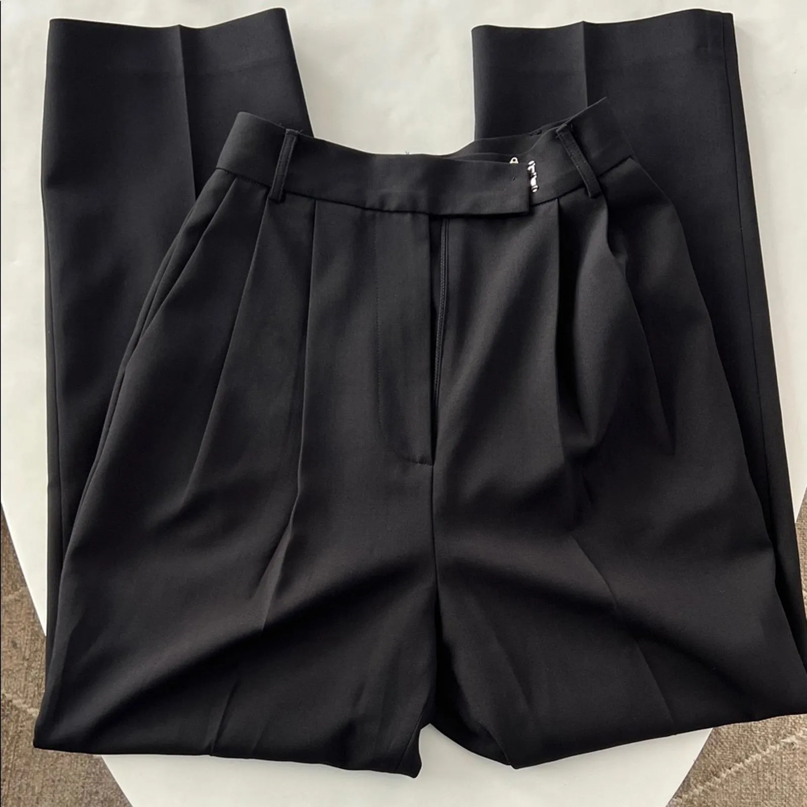 FRANKIE SHOP Bea Suit Pleated Trouser Pants Minimalist - Image 3