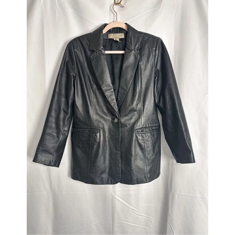 Apostrophe  Genuine Leather Jacket - Image 2