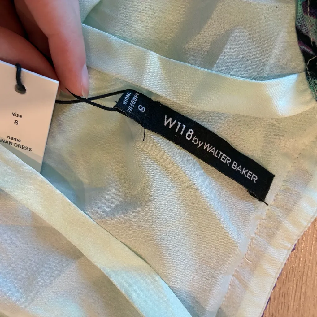 NWT W118 by Walter Baker Janan Dress Mumu Muumuu Sleeveless Dress Size 8 - Image 6