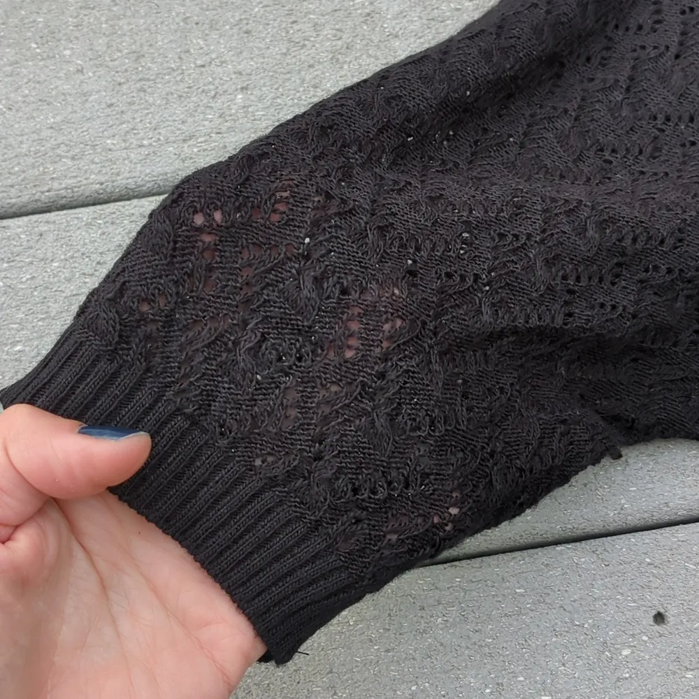 Lane Bryant 3/4 Crochet Sleeve Sweater Dress Size 14/16 - Image 4