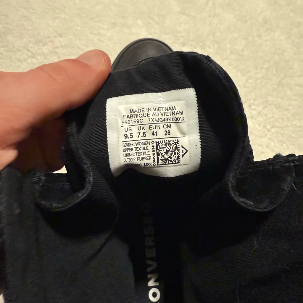 Converse Chuck Taylor All Star GR 82 XX-Hi Heel Boot Womens Size 9.5 Grunge - Image 8