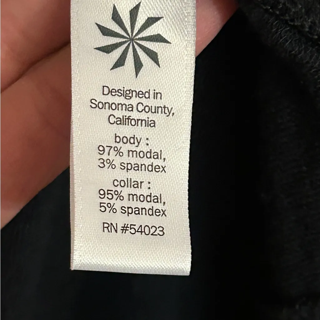 Athleta Pranayama Restore Wrap Size Small Black - Image 8