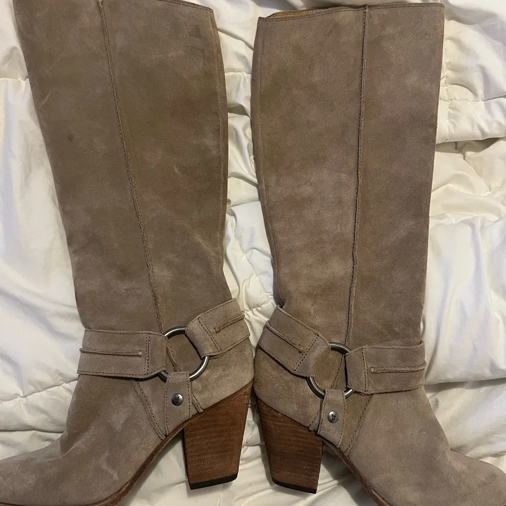 Frye Essa Seam Harness Size 8.5 Boots - Image 3