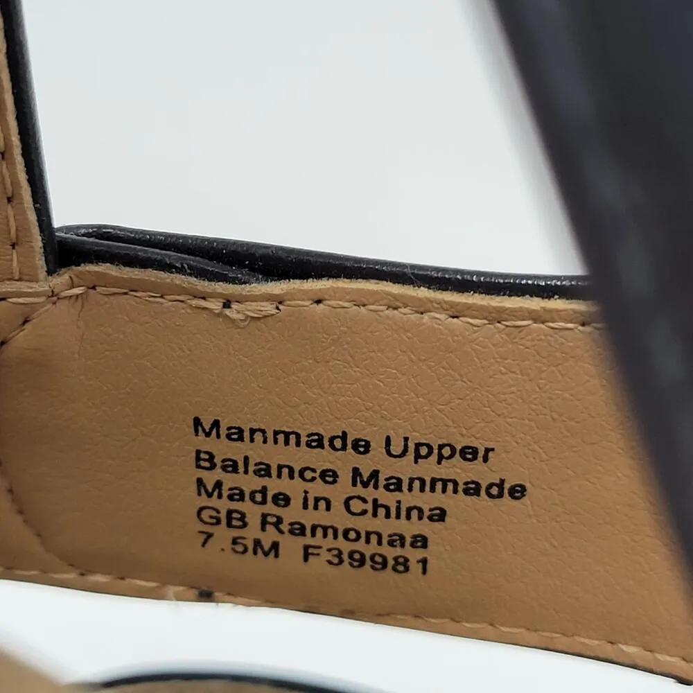 Giani Bernini Faux Leather Open Toe Slip-on Ramonaa Slingback Slide Sandal 7.5 M - Image 7