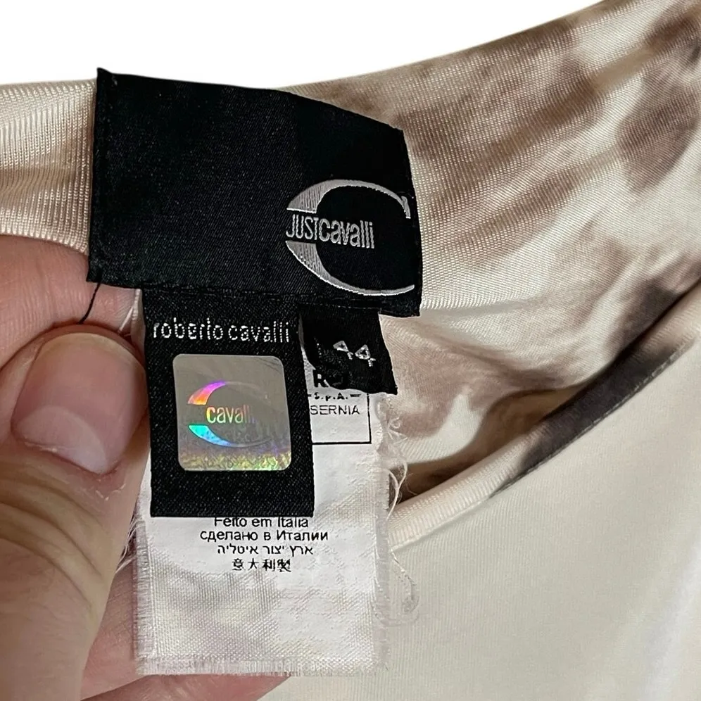 JUST CAVALLI Women’s Colorblocked Animal Print Bodycon Mini Dress - Image 4