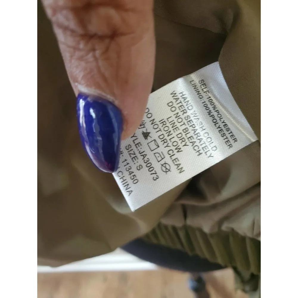 Karlie SatinBomber Jacket Size Small - Image 9