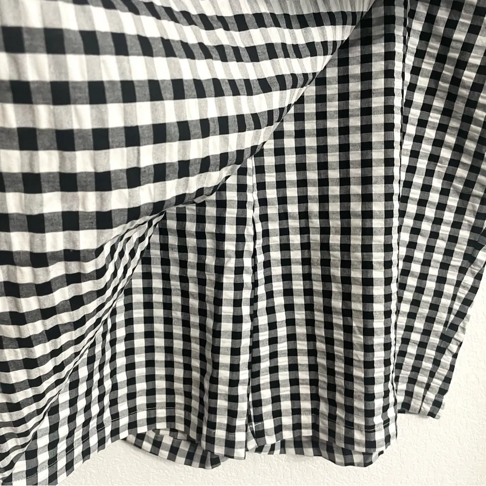 NWT Talbots Womens Skort Skirt Black White Gingham Plaid Scalloped Plus Size 24 - Image 6