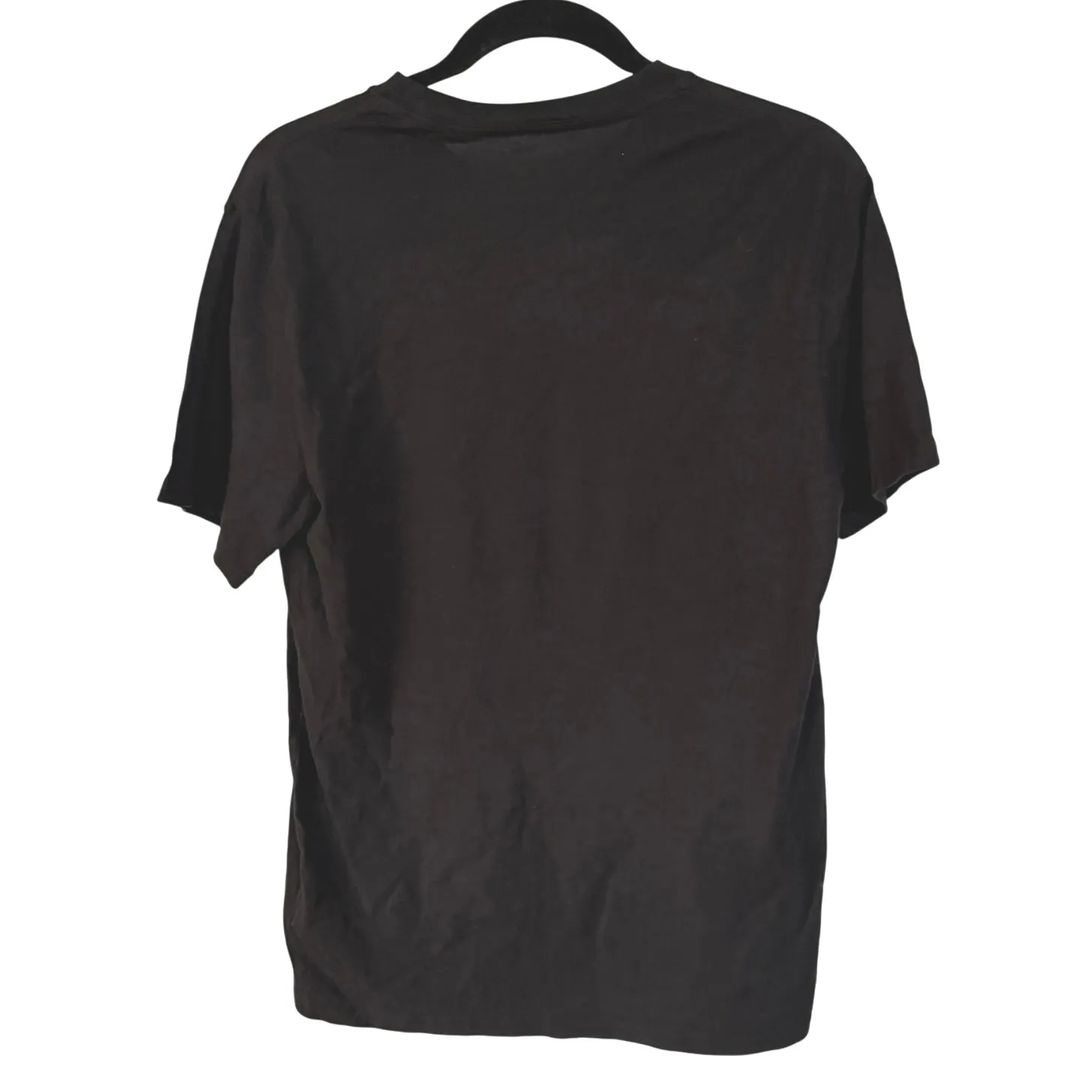 Guess Black Rhinestone T-Shirt Bedazzled Tiger McBling Graphic Baby Tee Medium - Image 4