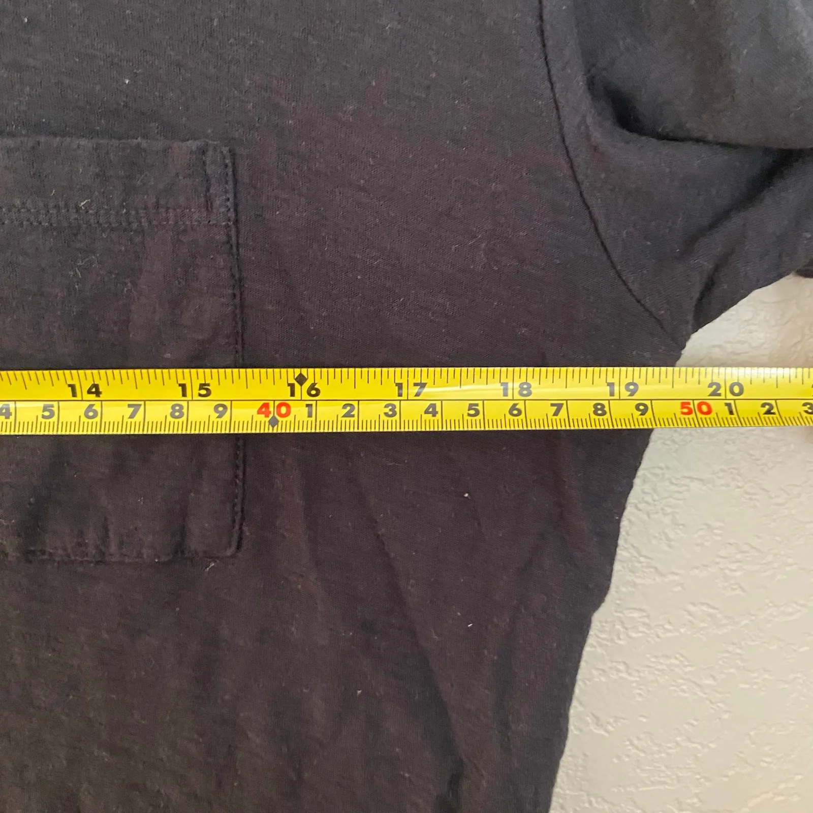 Standard James Perse Black Short Sleeve Shirt Boxy Cotton Blend Women's 0 / XS - Image 7