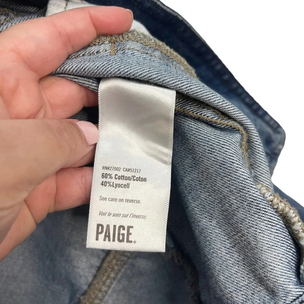 Paige Sivan Denim Blue Moto Jacket - Image 8