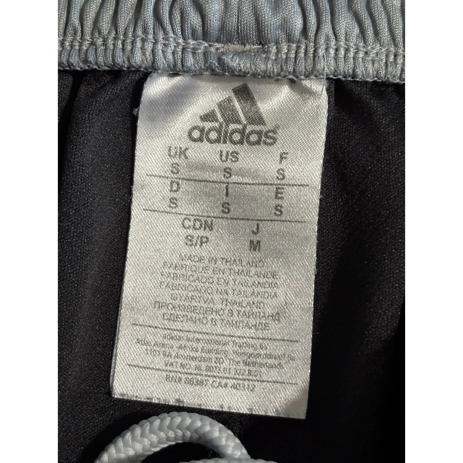 Adidas Climate Black/Gray Basketball Women's Shorts‎ Size Small Tie/Elastic Logo - Image 7