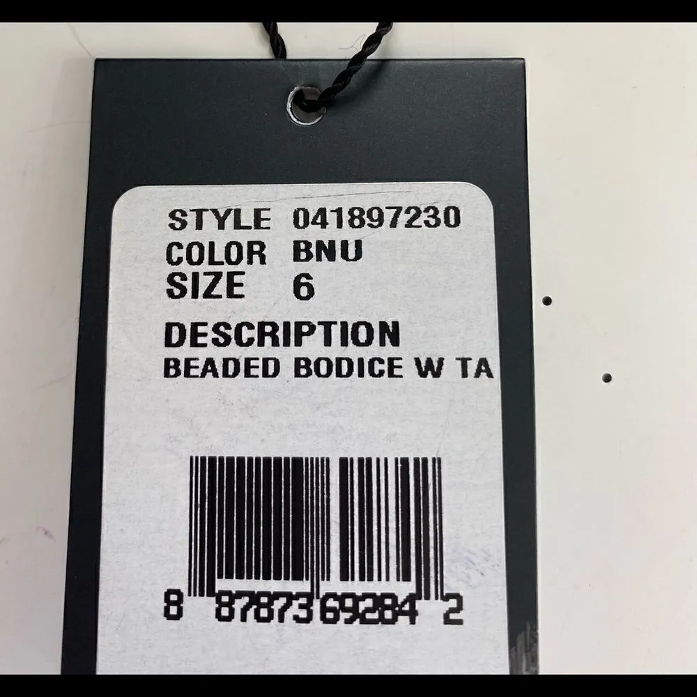 Adrianna Papell Black Beaded Bodice Mini Dress 6 - Image 11