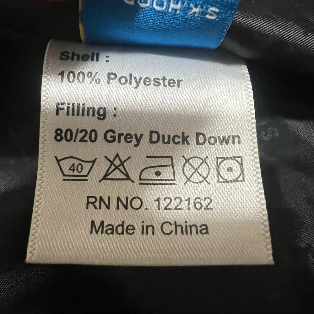 Skhoop Down Zip front outdoor winter fall mini skirt red size XL Sweden - Image 5