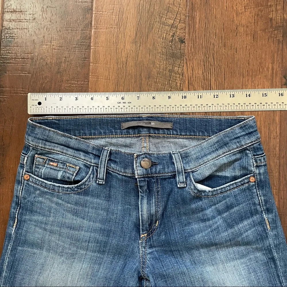 JOE’S Jeans Socialite Kicker, Elizabeth wash cropped, cuffed jeans, size W27 - Image 5
