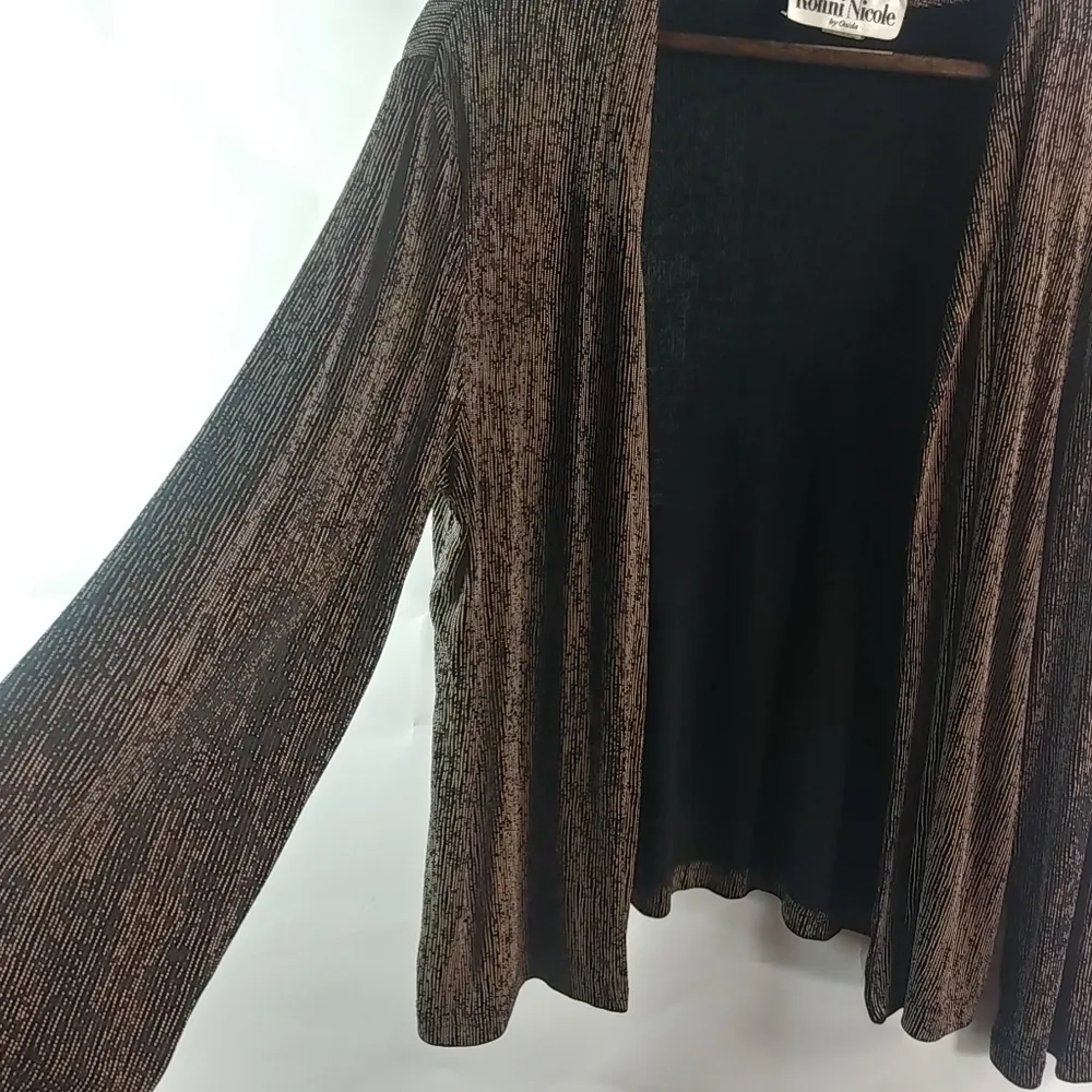 Ronni Nicole L Black Creme Shell Top Jacket Set - Image 5