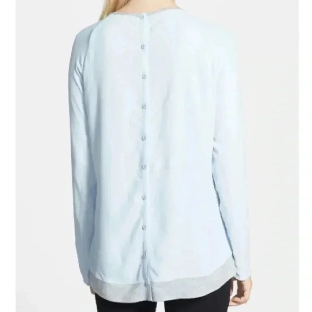 Pleione Anthropologie back button up tunic - Image 3
