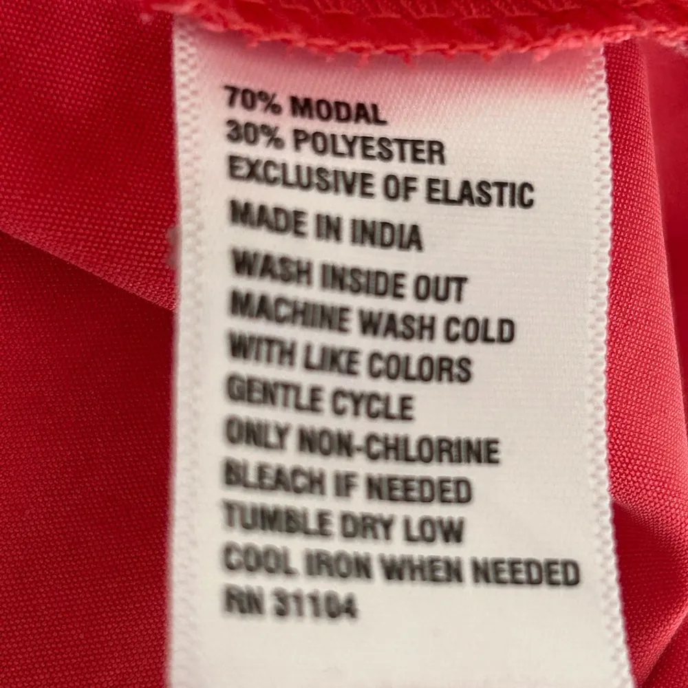 Crown and Ivy Smocked Blouse Coral Red Size M - Image 8