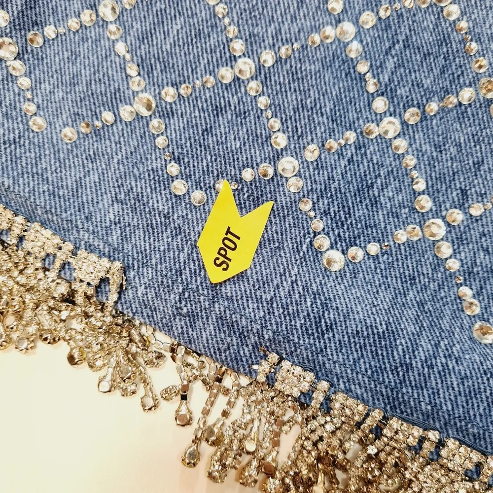 BEACH RIOT x REVOLVE Cassie Mini Skirt in Denim - Image 3