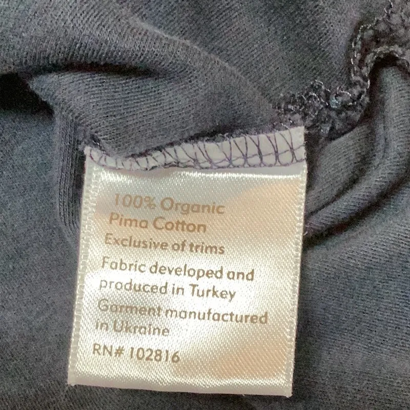 Eileen Fisher by Garnet Hill Pajama Top Organic Pima Cotton size medium - Image 6