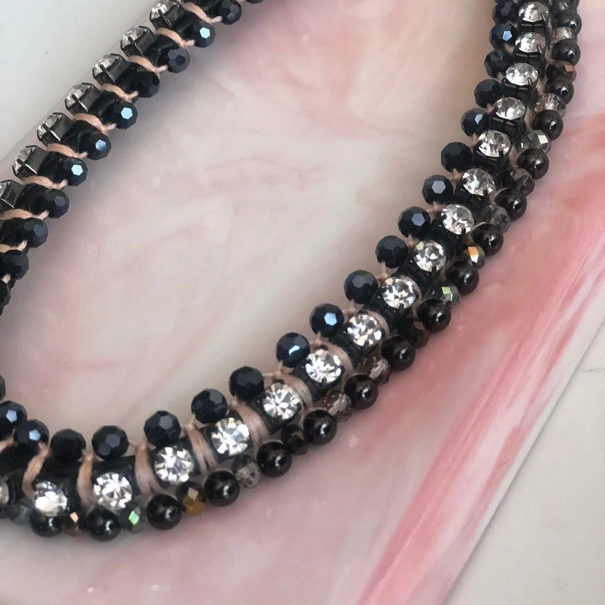 New Freedom  Diamond Stud Choker Necklace - Image 2
