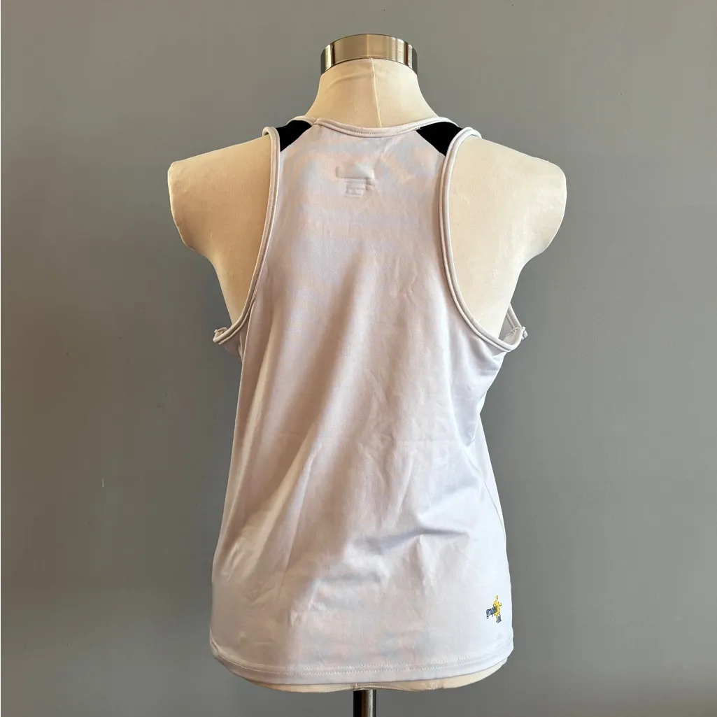 Augusta Sportswear  White Tank Top with Pink Graphics - Image 2