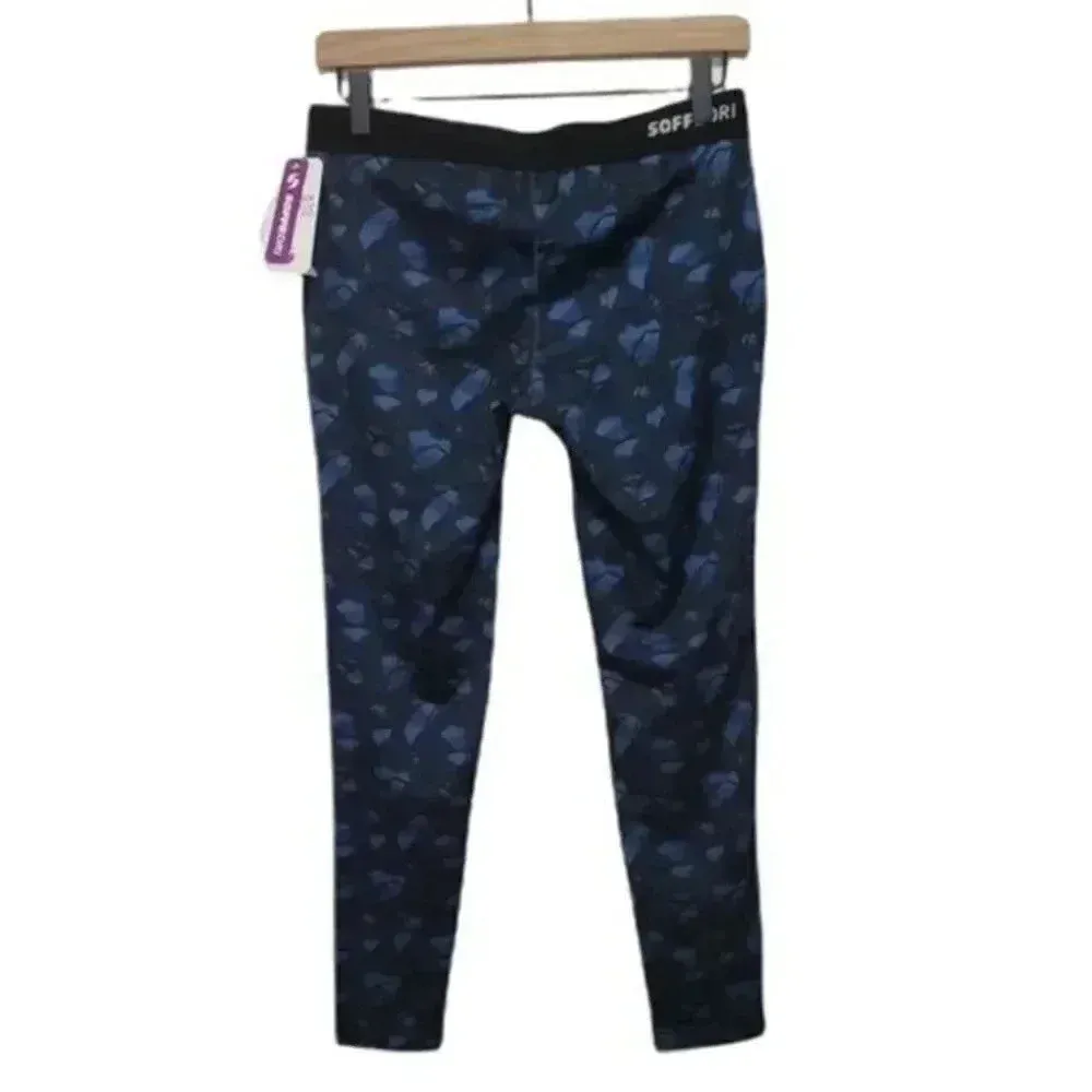 𝅺SOFFEE Low Rise Windy Night Dri‎ Leggings Size Large NWT Blue - Image 2