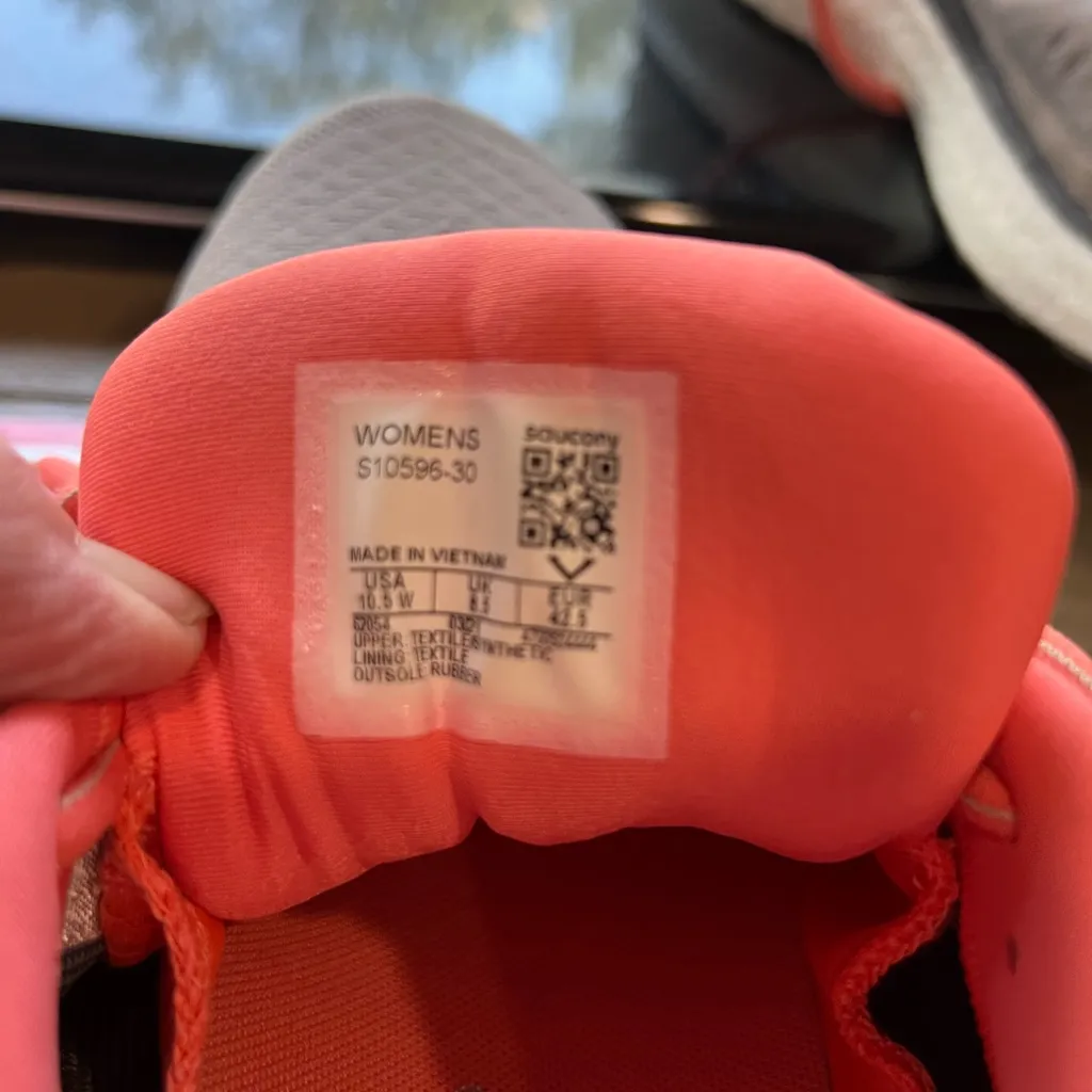 Saucony Gray and Pink‎ Running Shoes - Image 7