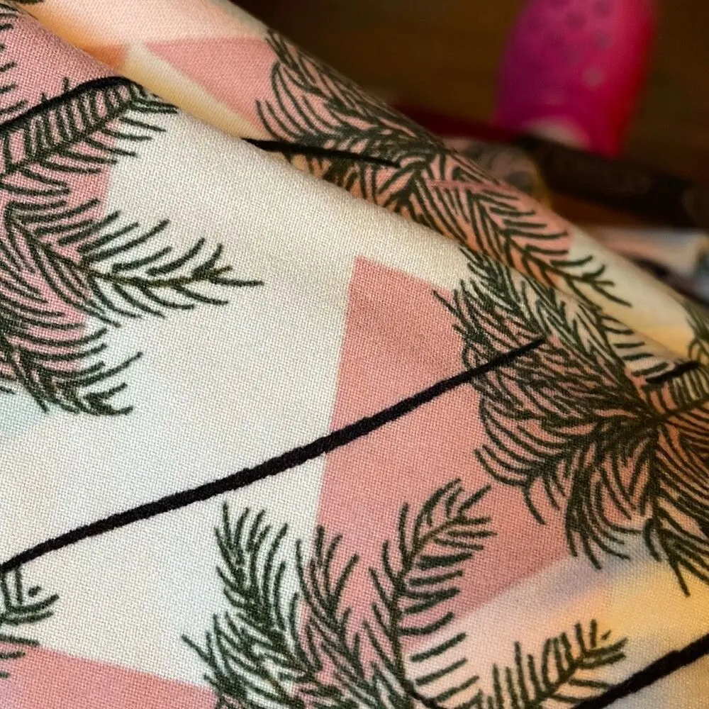 JV Joan Vass size L palm  print robe. - Image 6