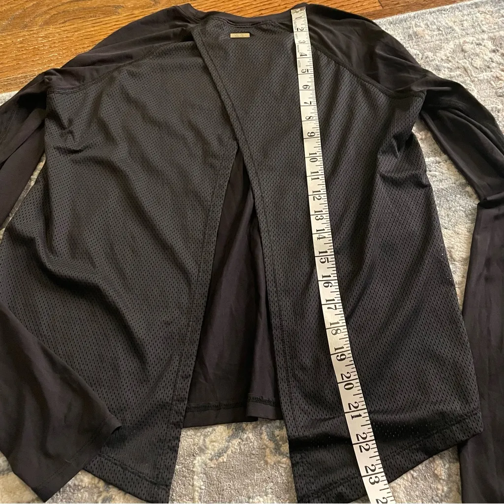 Alala  Black Mesh Detail Top - Image 3