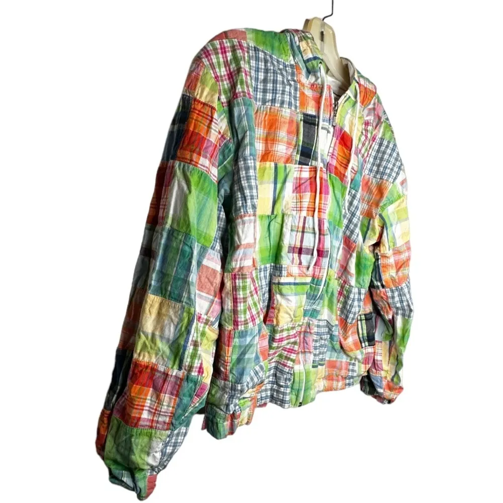 Vintage Serengeticatalog‎ Patchwork Hoody Jacket Size L - Image 3