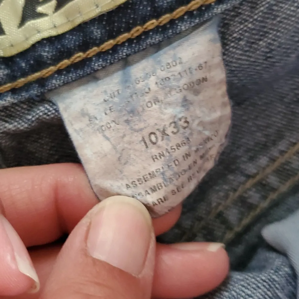 Vintage Zena distressed denim shorts size 10 - Image 4