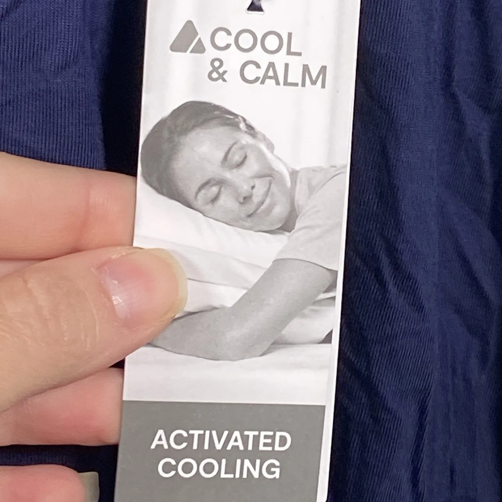 Liz Claiborne Womens Large Vneck Sleepwear Top Navy Blue White Trim Peacoat NEW - Image 5