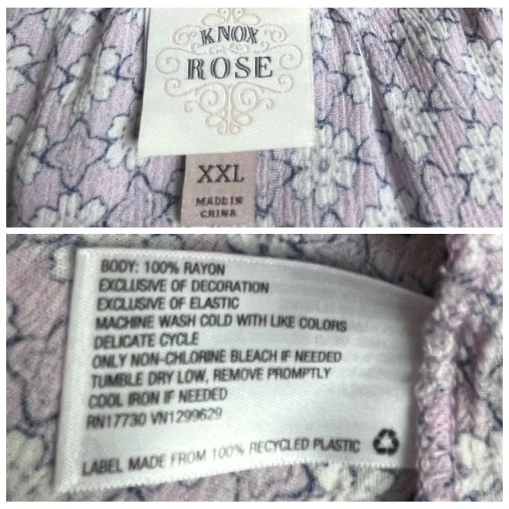 Knox Rose Maxi Dress Boho V-neck Tassel Purple Floral Women’s Plus Size XXL - Image 13