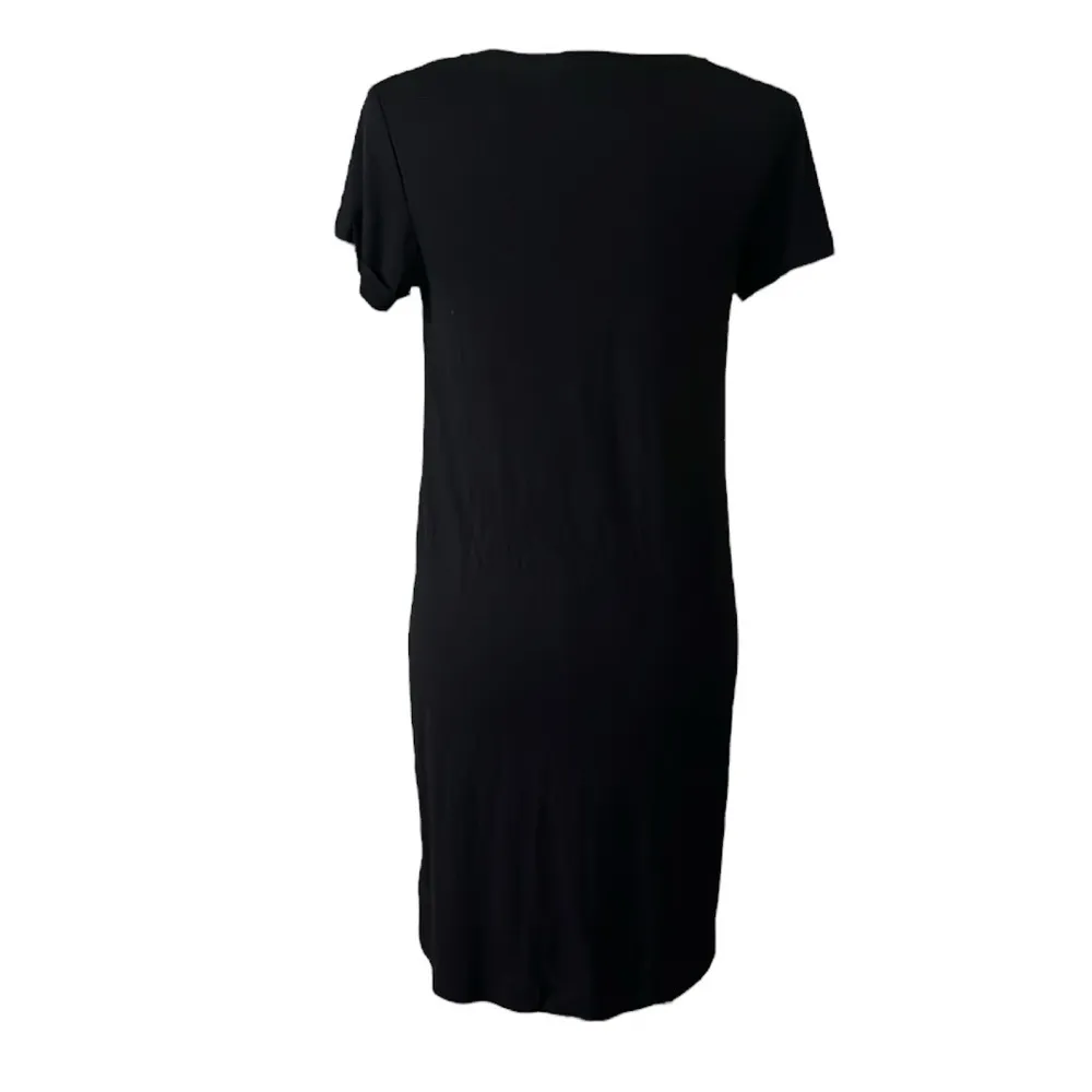C&C California Black Cuffed Sleeve T-shirt Dress - Image 5