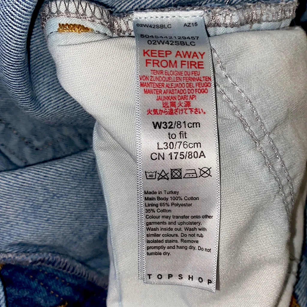 TOPSHOP The dad jeans /32 - Image 6