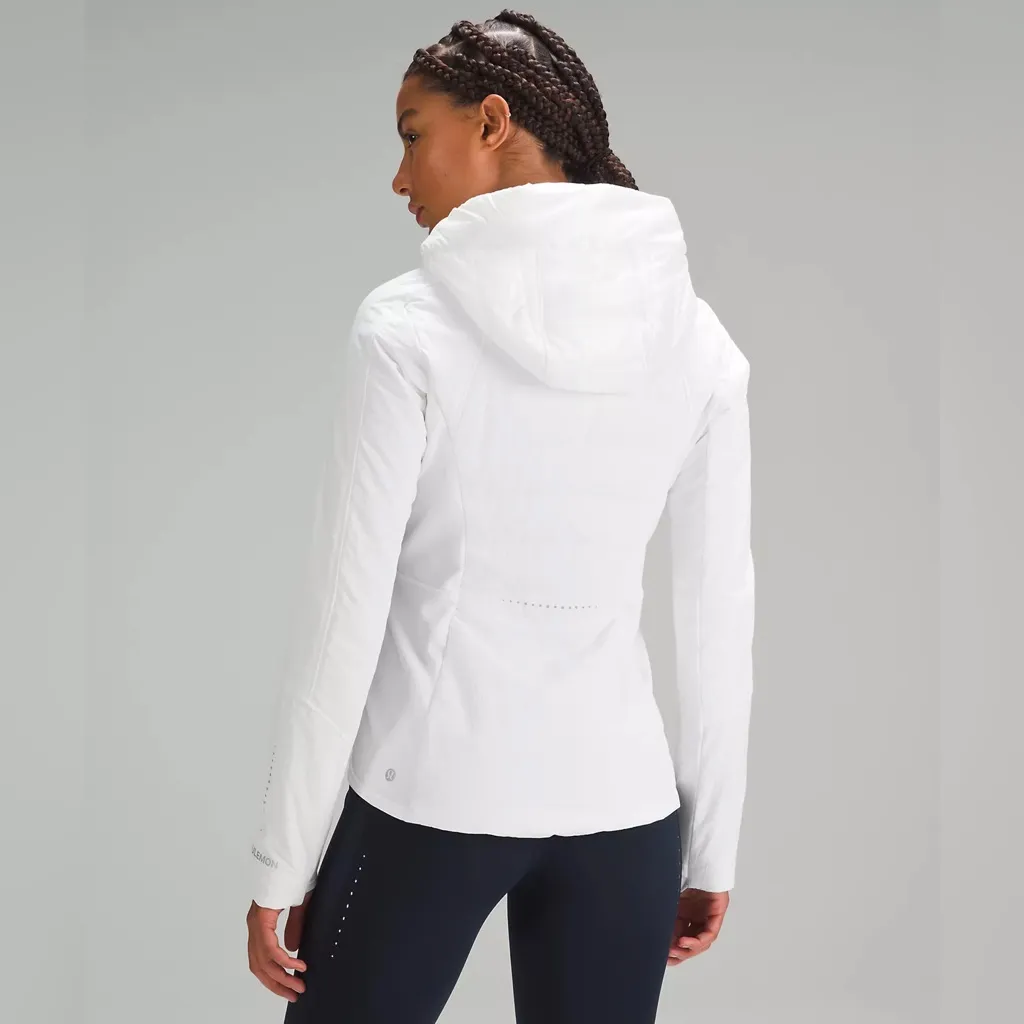 Lululemon Another Mile Puffer Hooded Jacket White Size 4 NWT - Image 16
