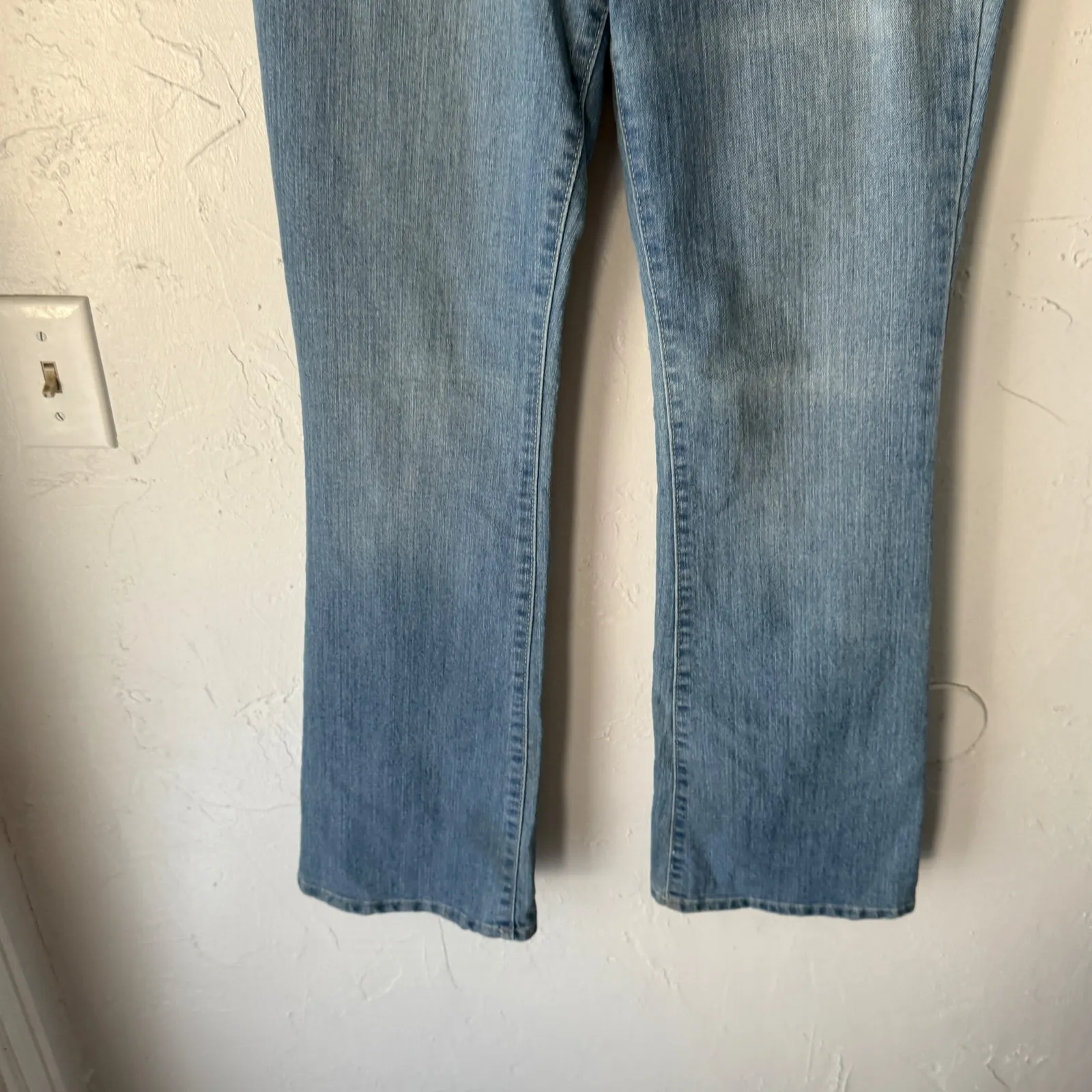 LEI Y2k Ashley Lowrise Bootcut Jeans Medium Wash Denim Women's Size 11 Blue - Image 5